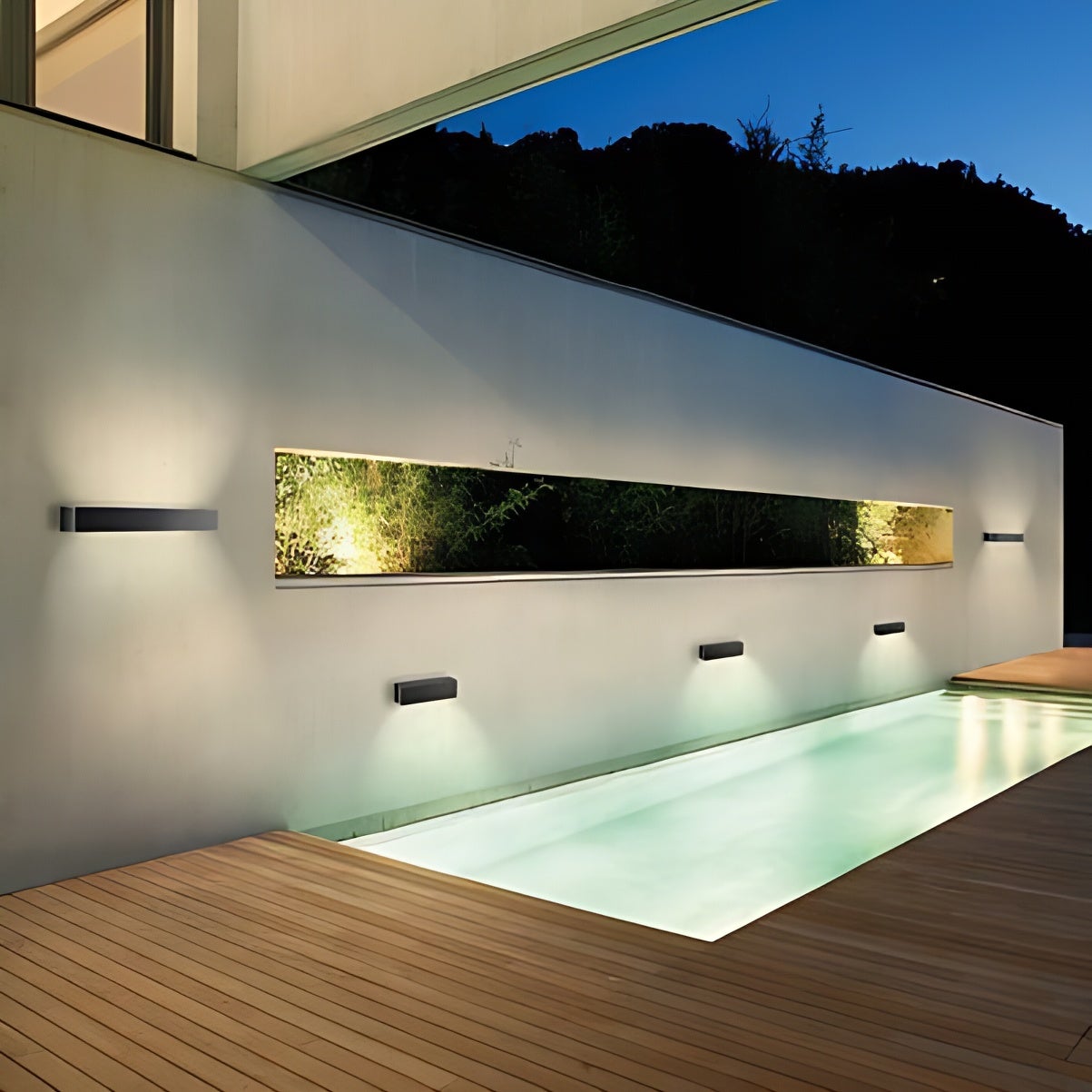 Kinkiet ścienny LED Slat, nowoczesny design, odlew aluminium, ciemnoszary, do wewnątrz i na zewnątrz, 4W, barwa 3000K, klasa szczelności IP65