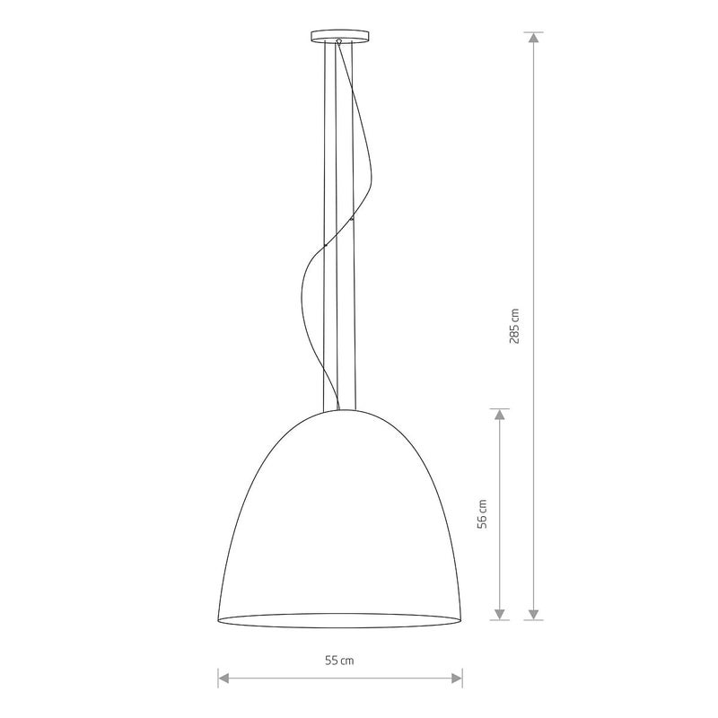 Żyrandol EGG czarno-złoty Ø55cm Nowodvorski 9024
