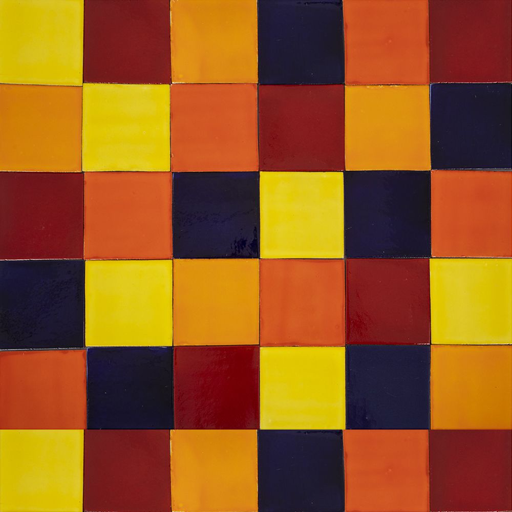 Patchwork płytek 10,5×10,5 cm "Intenso" – 90 sztuk – 1 m² – płytki gładkie do łazienki, prysznica, schodów i kuchni.