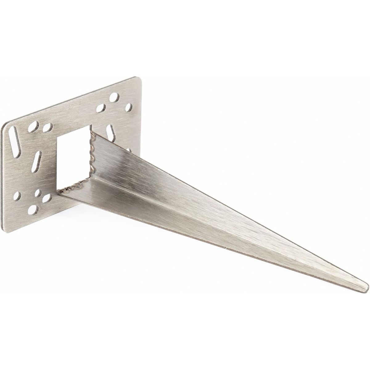 Novatool estaca metal 10x6x18cm aço inoxidável fixação solo profissional
