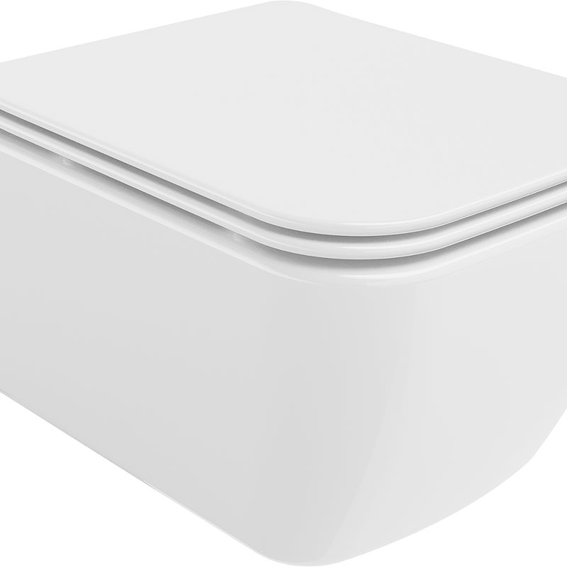 Mexen Stella miska wc Rimless z deską wolnoopadającą slim, duroplast, biała połysk - 30680900