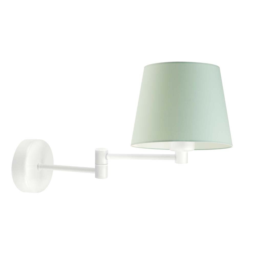Kinkiet przegubowy lampa ścienna lampa na ścianę regulowany z abażurem stożek BLUES
