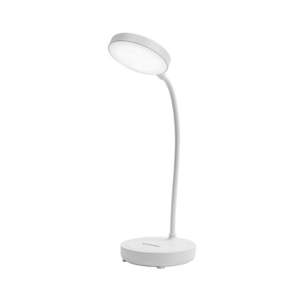 Mała, ładowana przez USB lampka biurkowa, 3 tryby kolorów, przyciemniana ochrona oczu, do nauki, czytania i pisania.