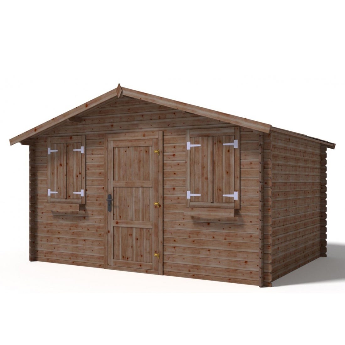 Domek ogrodowy ALTANKA 12 m2 - 4x3 m - 28 mm, drewniany, impregnowany, DOM418, 1szt.
