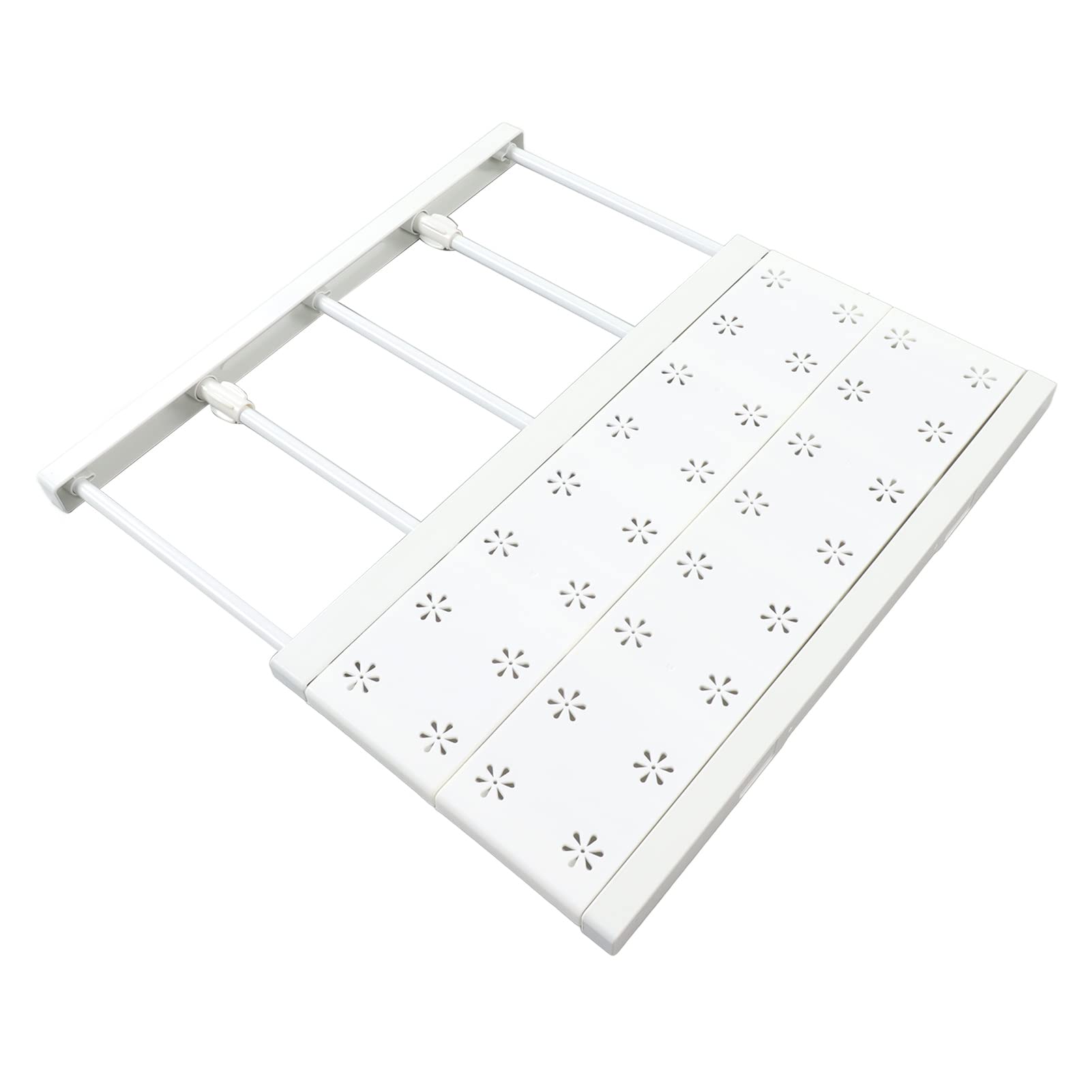 Wysuwana półka do szafy, oszczędzająca miejsce, wytrzymałe separatory do ubrań do domu (długość 30-40 cm)