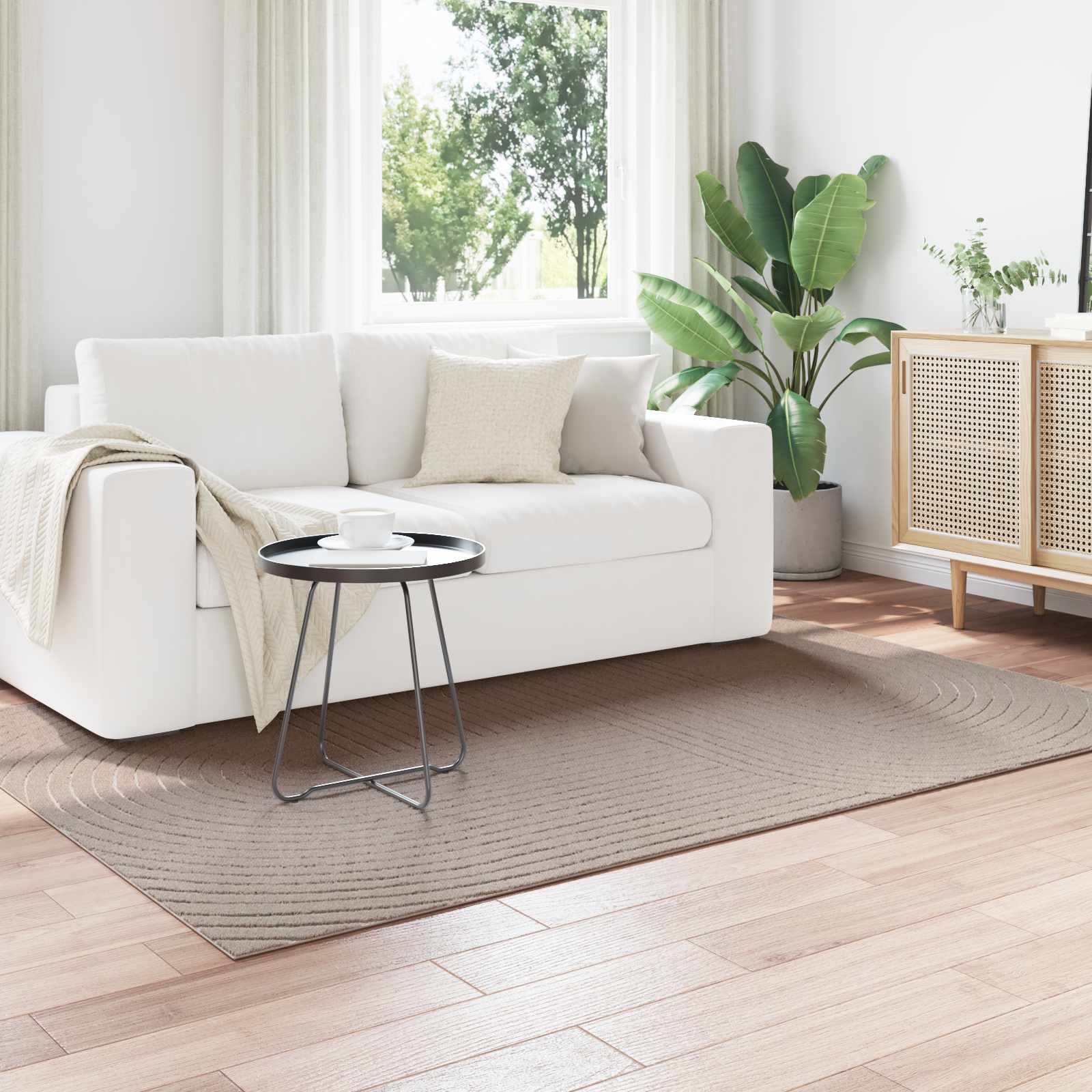 Dywany pokojowe PALMERAS Beżowy 200 x 140 cm Poliester vidaXL