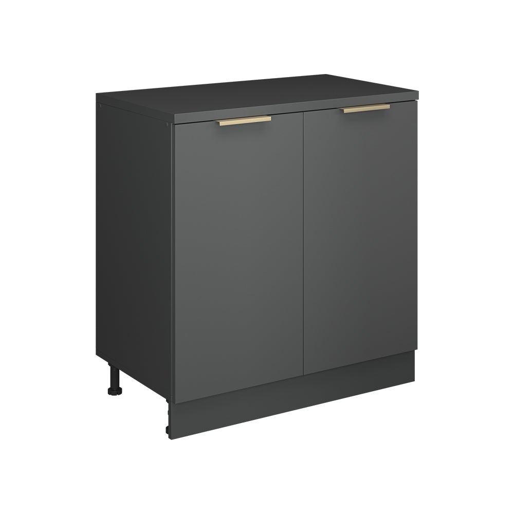 Vicco Szafka rozszerzająca Rion, Antracyt złoto/Antracyt, 80 x 46 cm bez skosu z 2 drzwiami