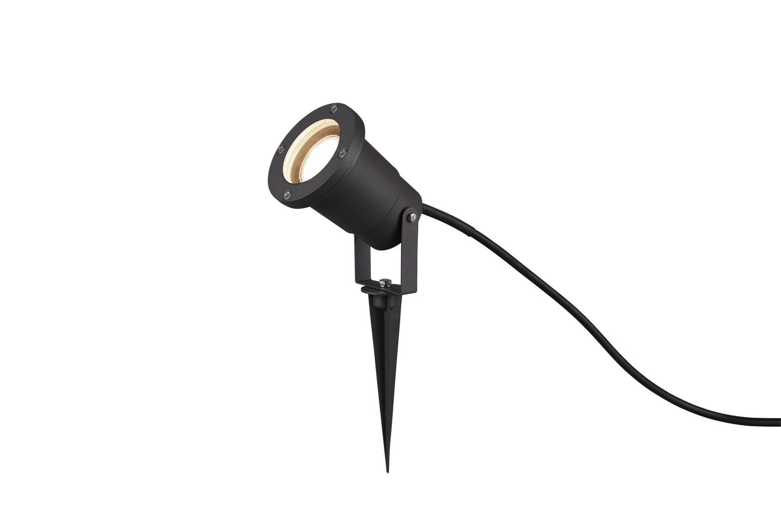 Lampa gruntowa wbijana Ubangi antracyt 1xGU10x28W wym: 11,5 x 9,2 x 9,2 cm aluminium Trio