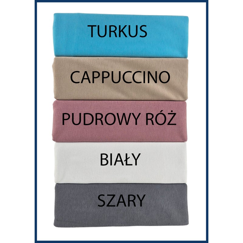 Kam-Pol prześcieradło z gumką jersey bawełniane butelkowa zieleń 140x210 cm