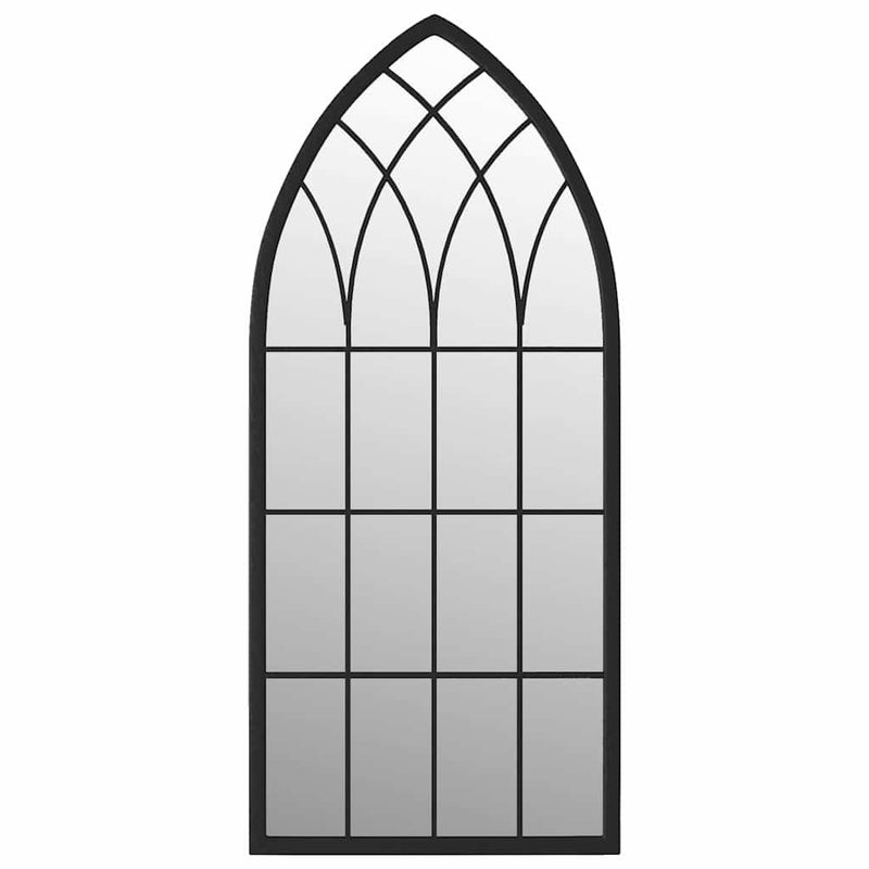 Lustro z Ramą 45x100 cm Czarne do Wnętrz