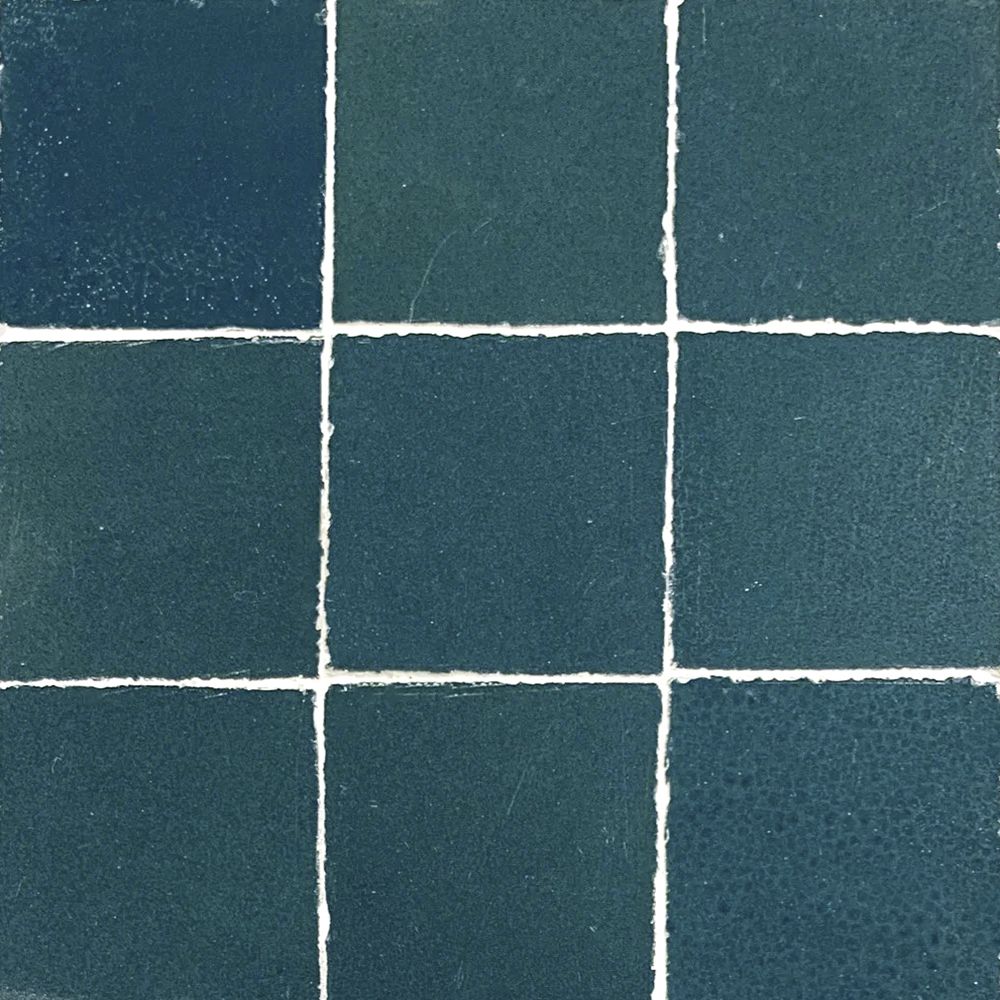 Zellige "Açaí" – patchwork płytek Zellige w kolorze zielonym 10×10 cm – 100 szt., 1 m² – płytki ścienne do łazienek i kuchni.