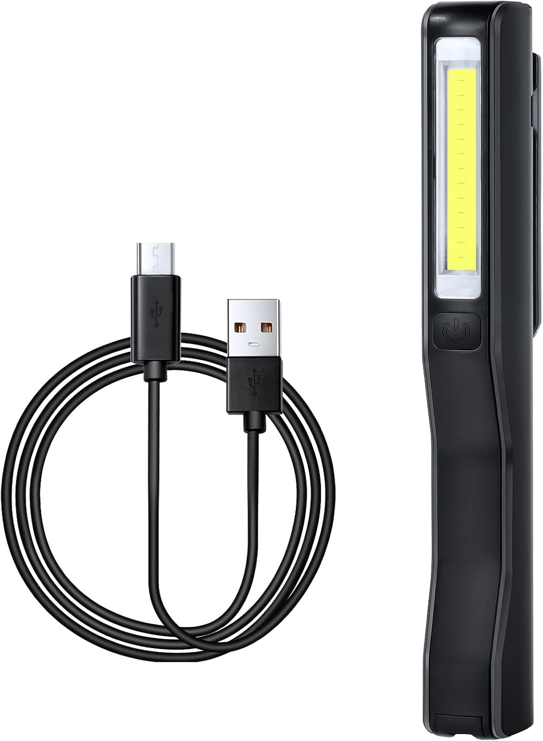 f180 Lumen Akumulatorowa lampa robocza LED Mechaniczna latarka COB Ultra mocna lampa inspekcyjna do samochodów Garaż Warsztat DIY