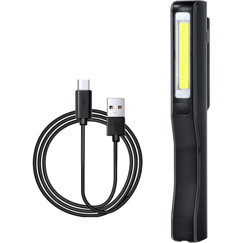 f180 Lumen Akumulatorowa lampa robocza LED Mechaniczna latarka COB Ultra mocna lampa inspekcyjna do samochodów Garaż Warsztat DIY