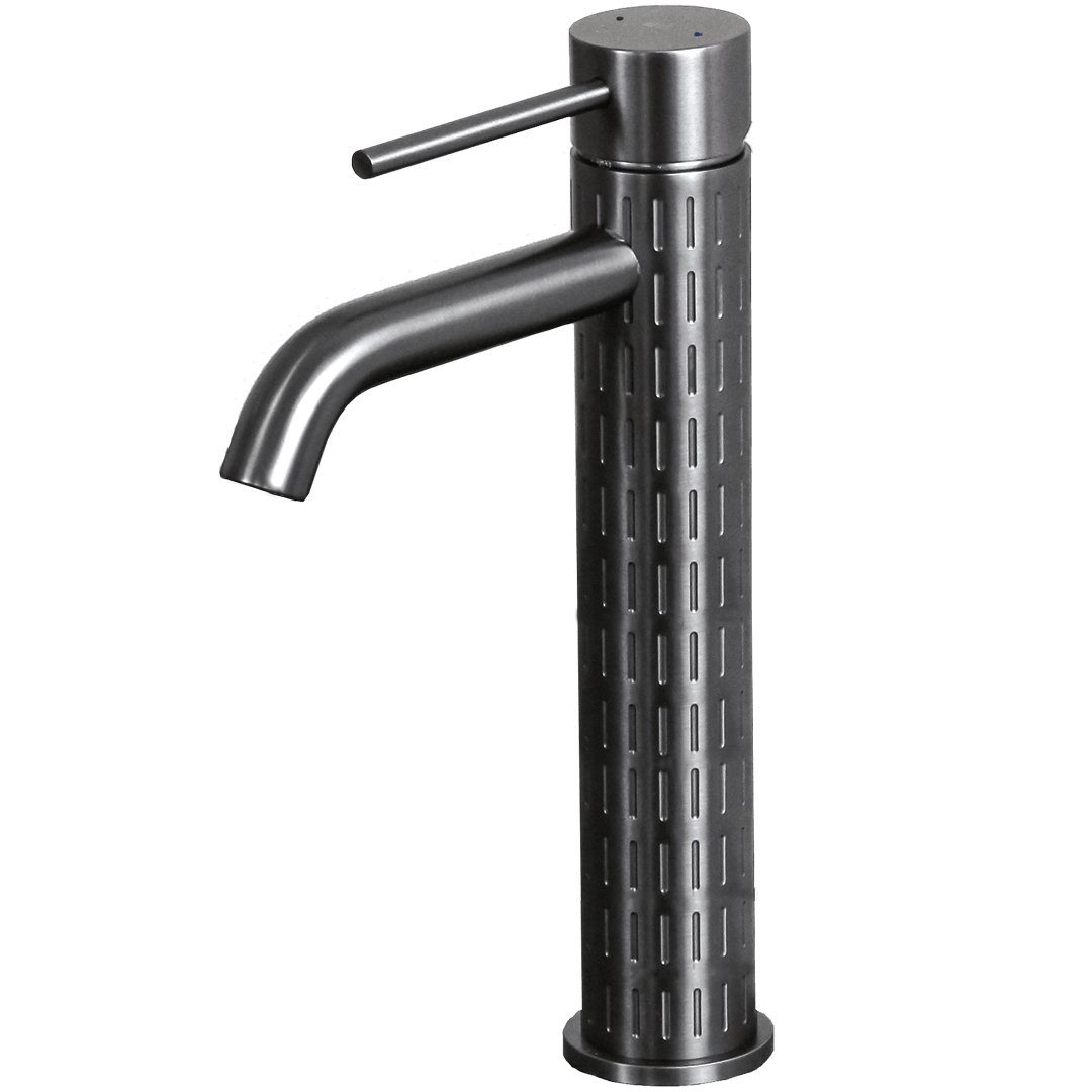 Architek bateria miedziana umywalkowa wysoka metaliczny szary