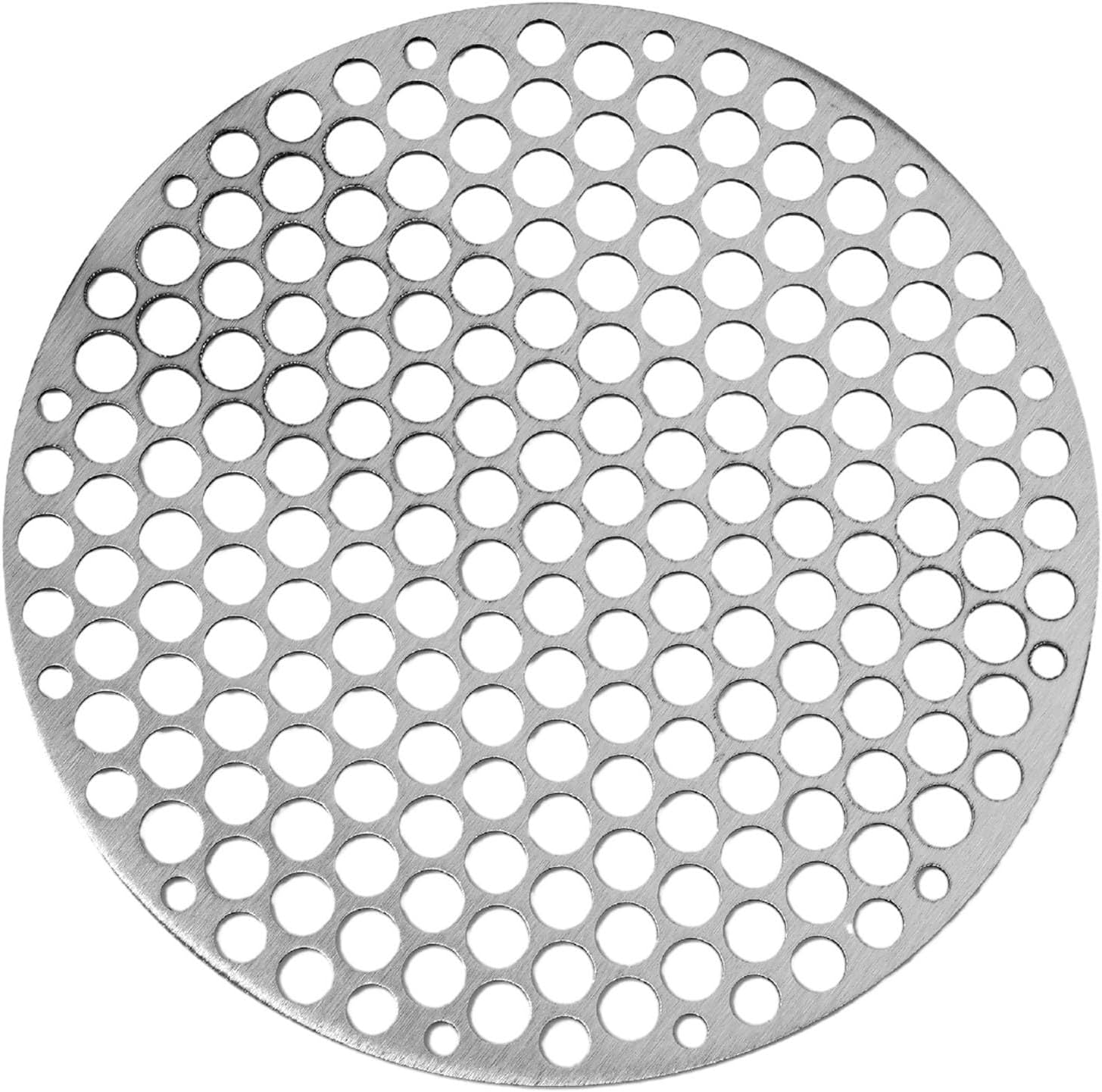 Okrągła siatka do grilla ze stali nierdzewnej, do użytku na zewnątrz, w ogrodzie, na kempingu, podczas wędrówek pieszych i gotowania (30 cm)