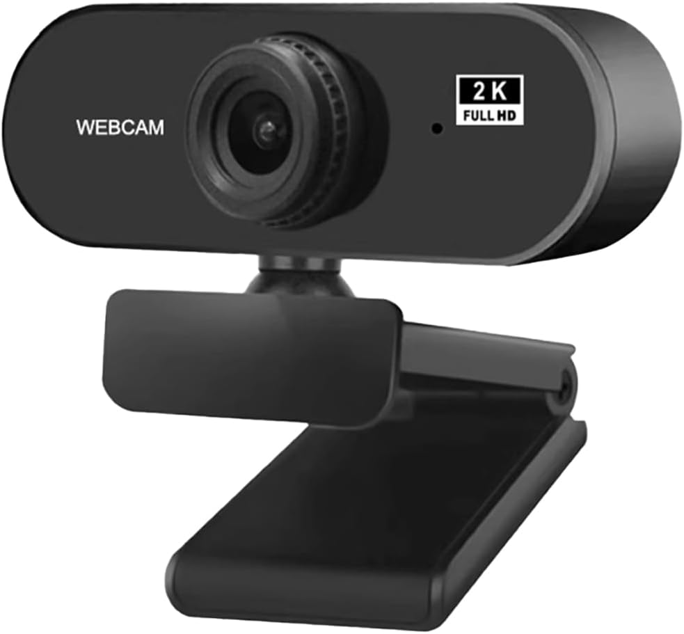 Uniwersalna kamera internetowa USB 2K HD, gotowa do użycia, z mikrofonem i autofokusem, do komputerów PC/laptopów, idealna do wideokonferencji