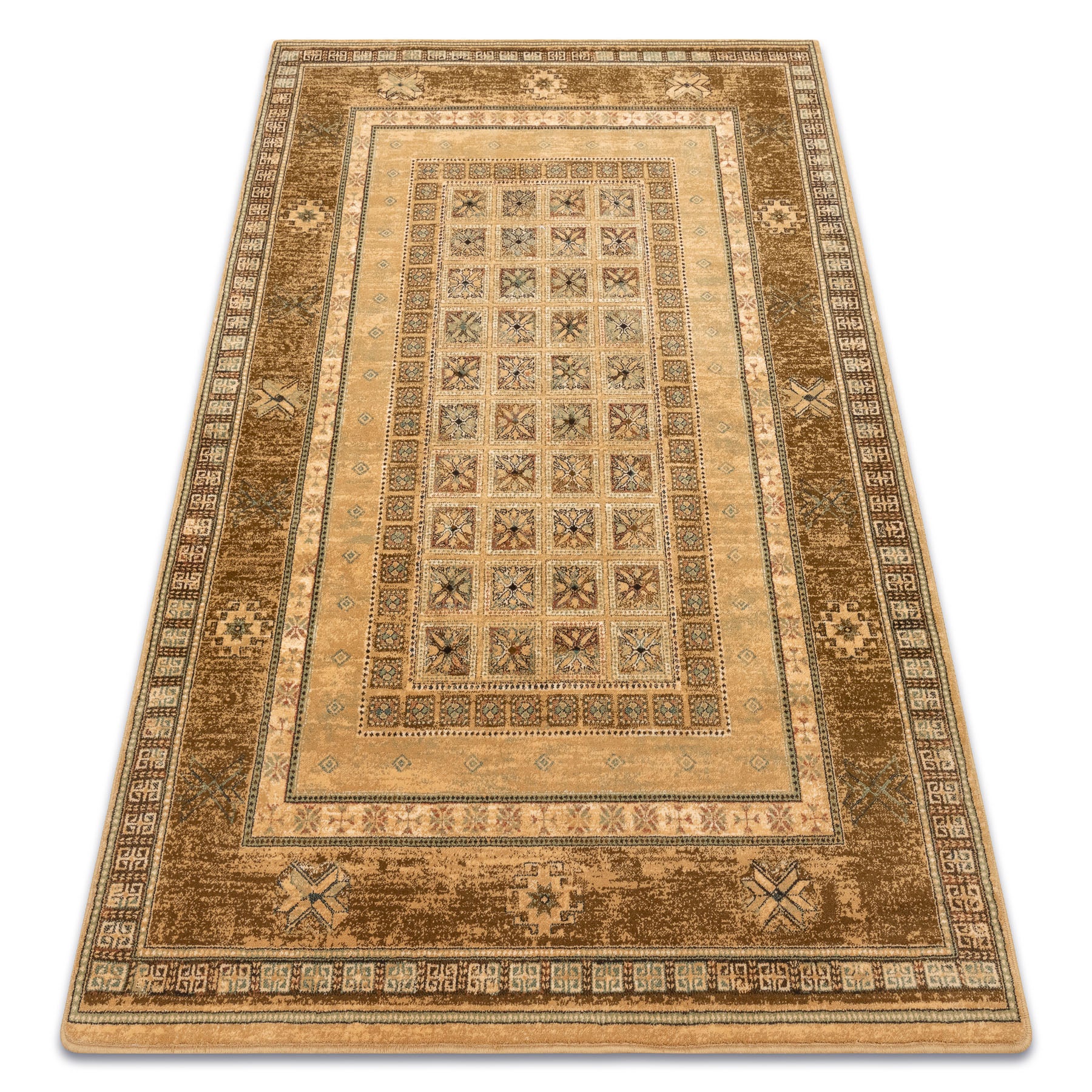 Dywan wełniany OMEGA ANTIK miód 200x300 cm