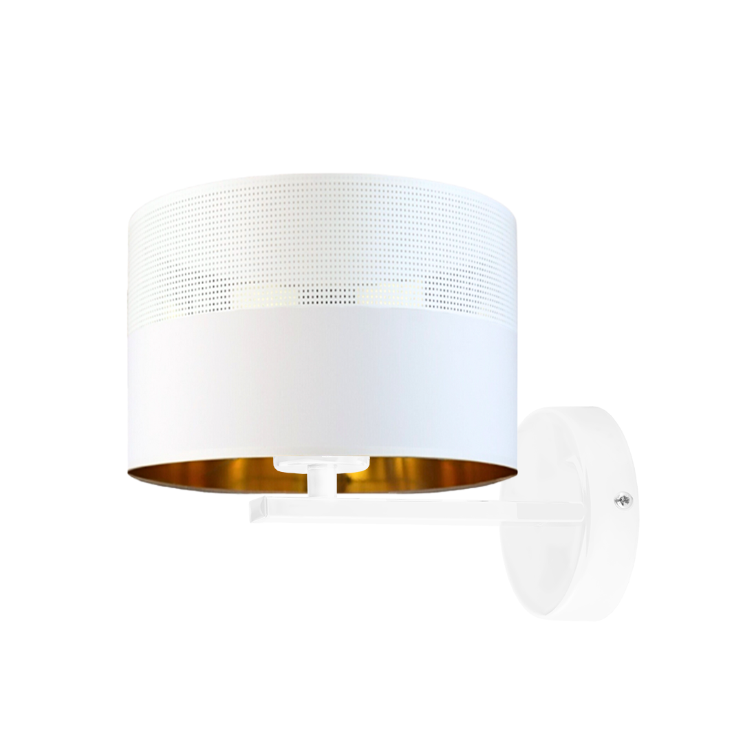 Kinkiet lampa ścienna lampa na ścianę z abażurem walec SIMPLE