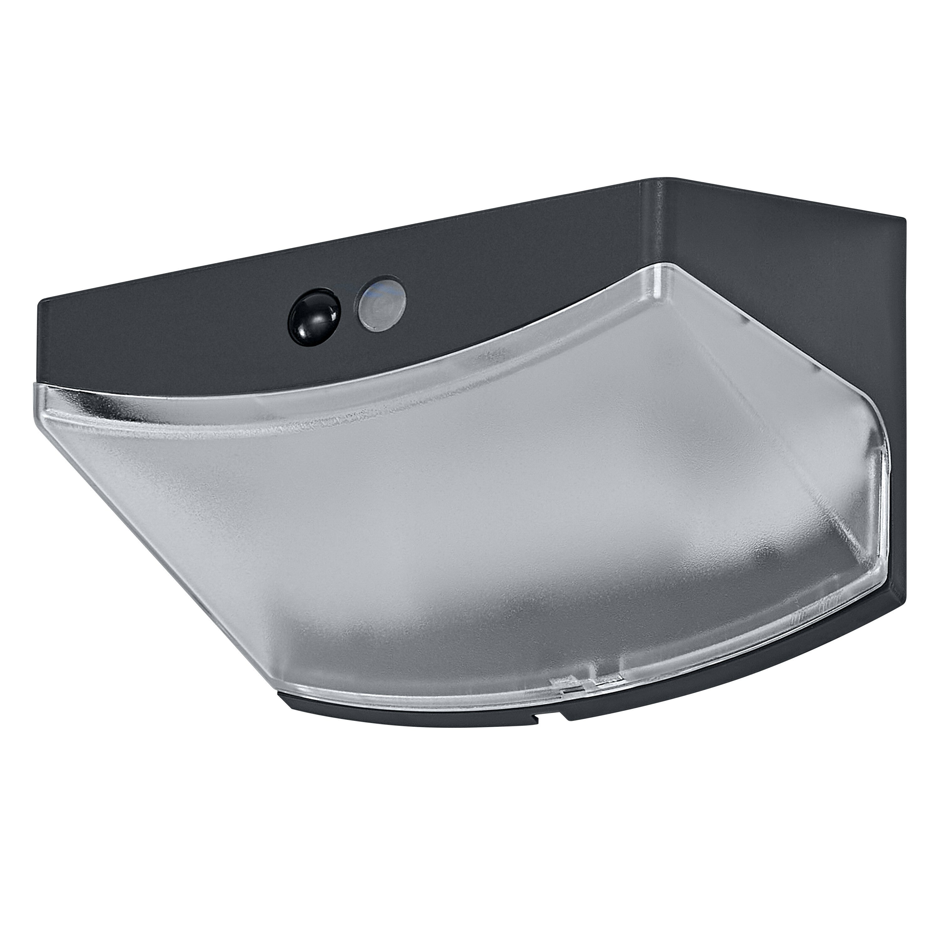 OSRAM lampa ścienna zewnętrzna Ciemnoszara, IP44, czujnik światła