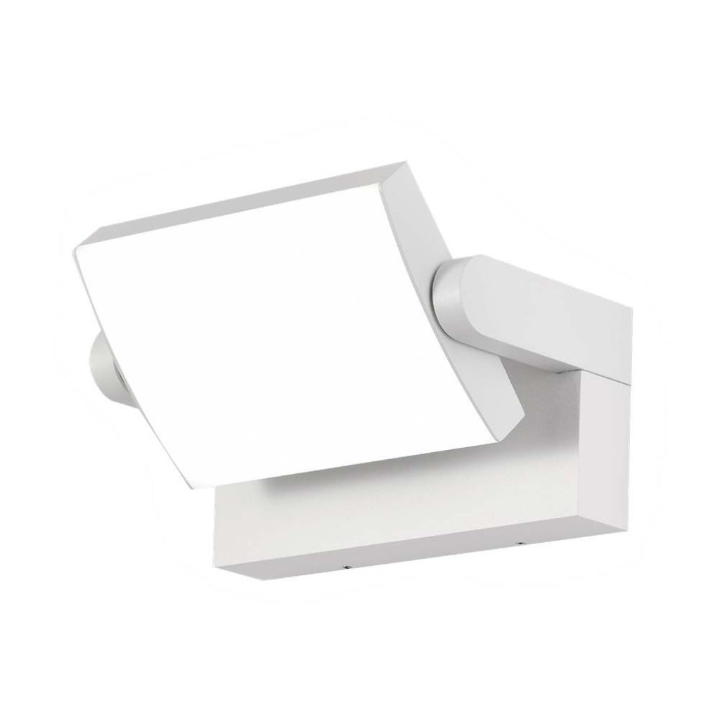 Prostokątna lampa ścienna LED 20W 120LM/W Kolor biały obrotowy 4000K IP65