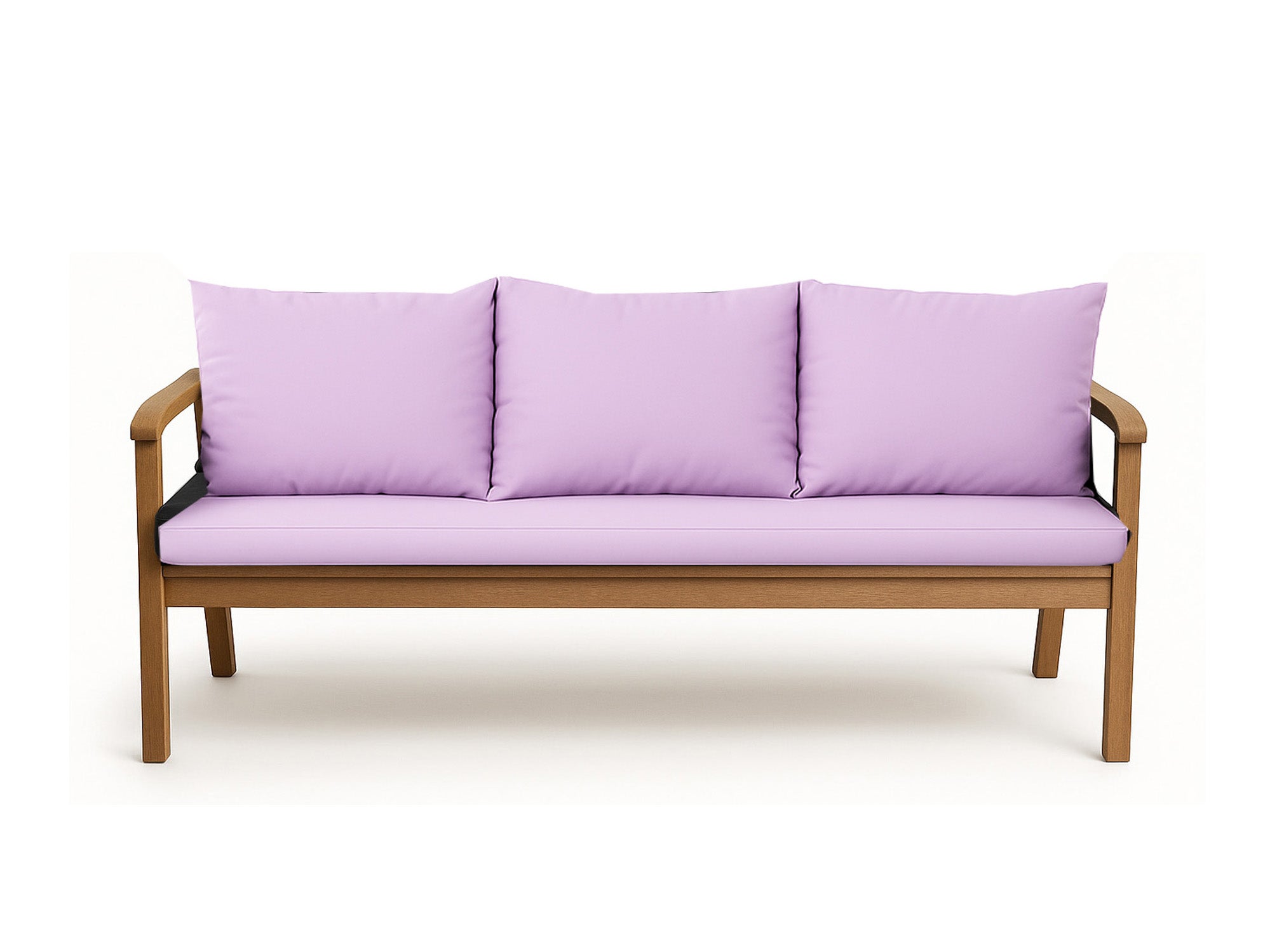 Poduszka ogrodowa na ławkę 150x60x50cm poduszka na meble ogrodowe fioletowa, poduszka na balkon taras, poducha ogrodowa na huśtawkę