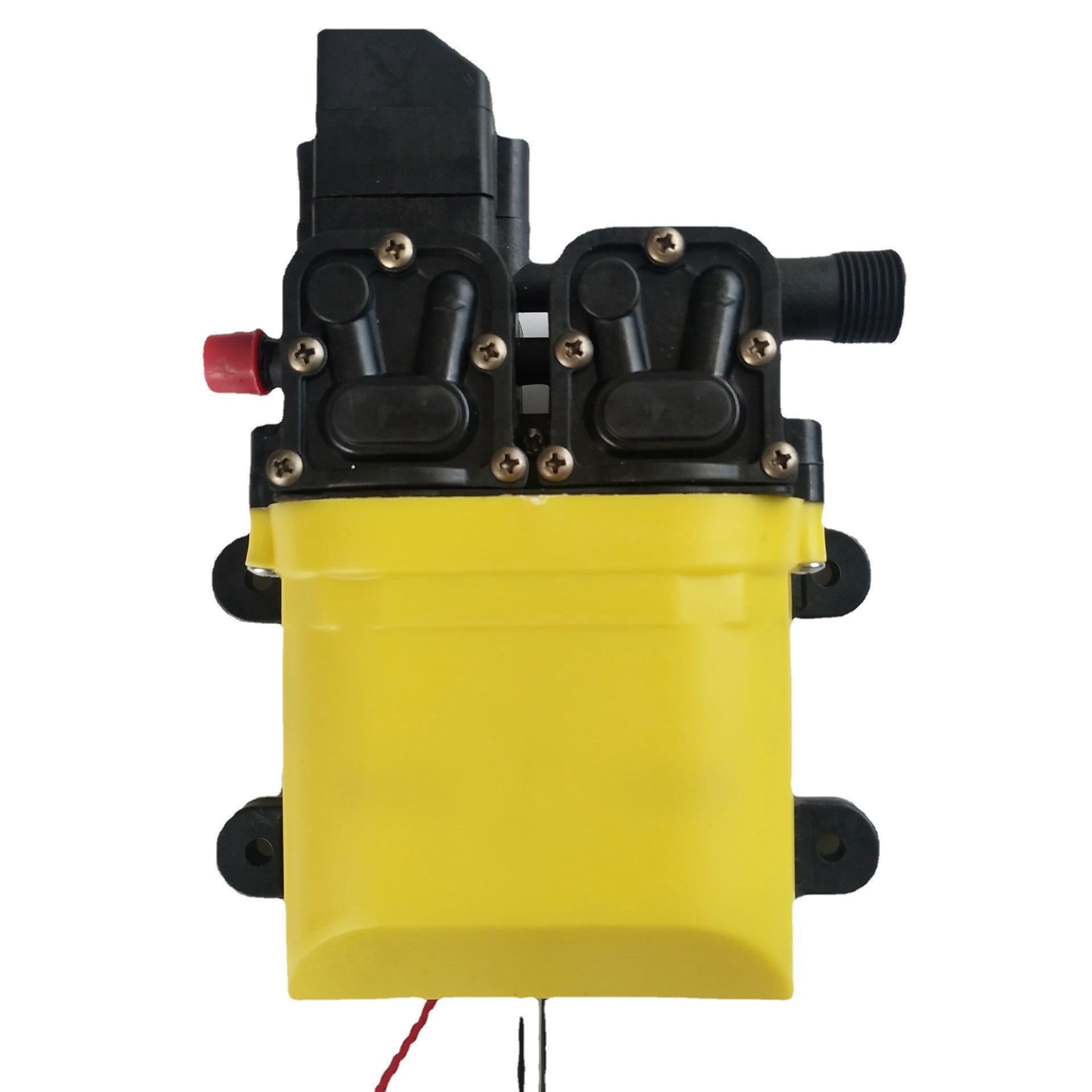 Pompa wodna wysokociśnieniowa, 12 V, 120 W, 8 l, pompa wodna z membraną wysokociśnieniową, automatyczna elektryczna pompa wodna z miedzianym złączem d