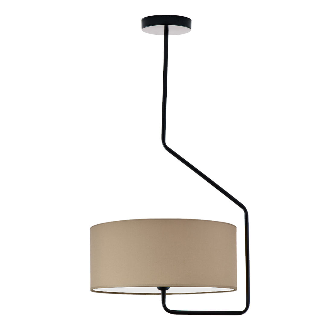 Lampa sufitowa żyrandol lampa wisząca z abażurem walec MARK