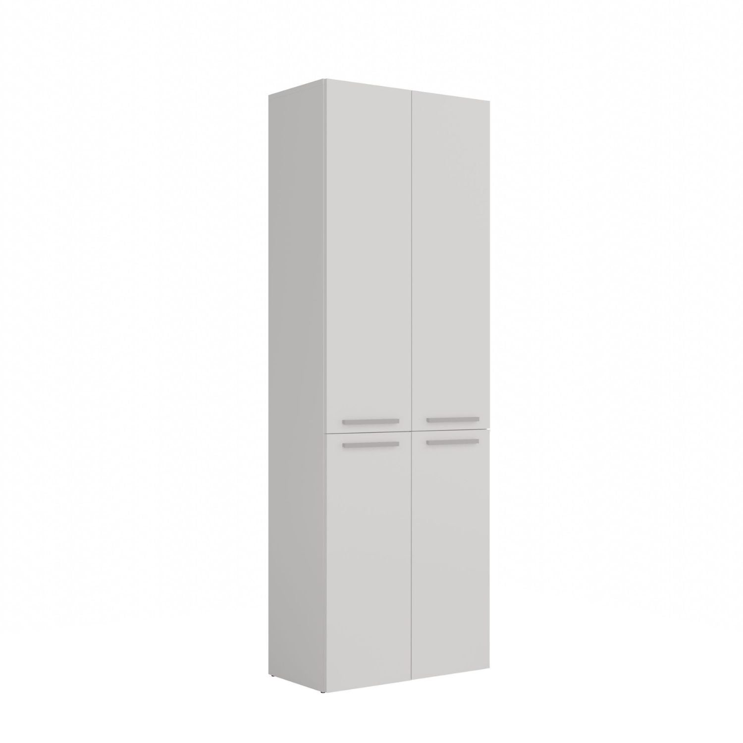 Szafka Łazienkowa Topeshop Regał Słupek Nel DD 1K Kosz Biel Mat 30x60x174 cm 1 szt.