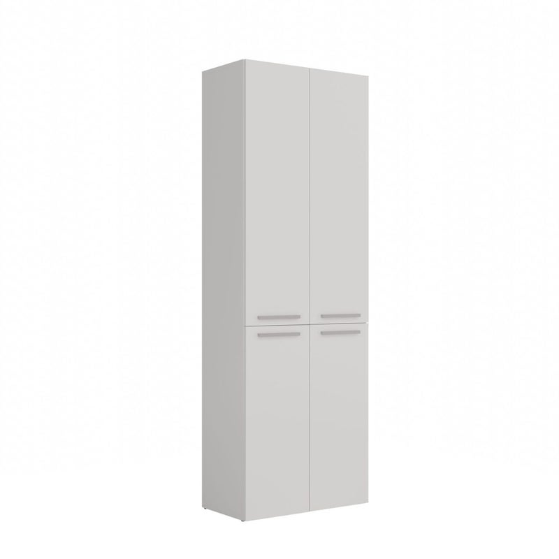 Szafka Łazienkowa Topeshop Regał Słupek Nel DD 1K Kosz Biel Mat 30x60x174 cm 1 szt.