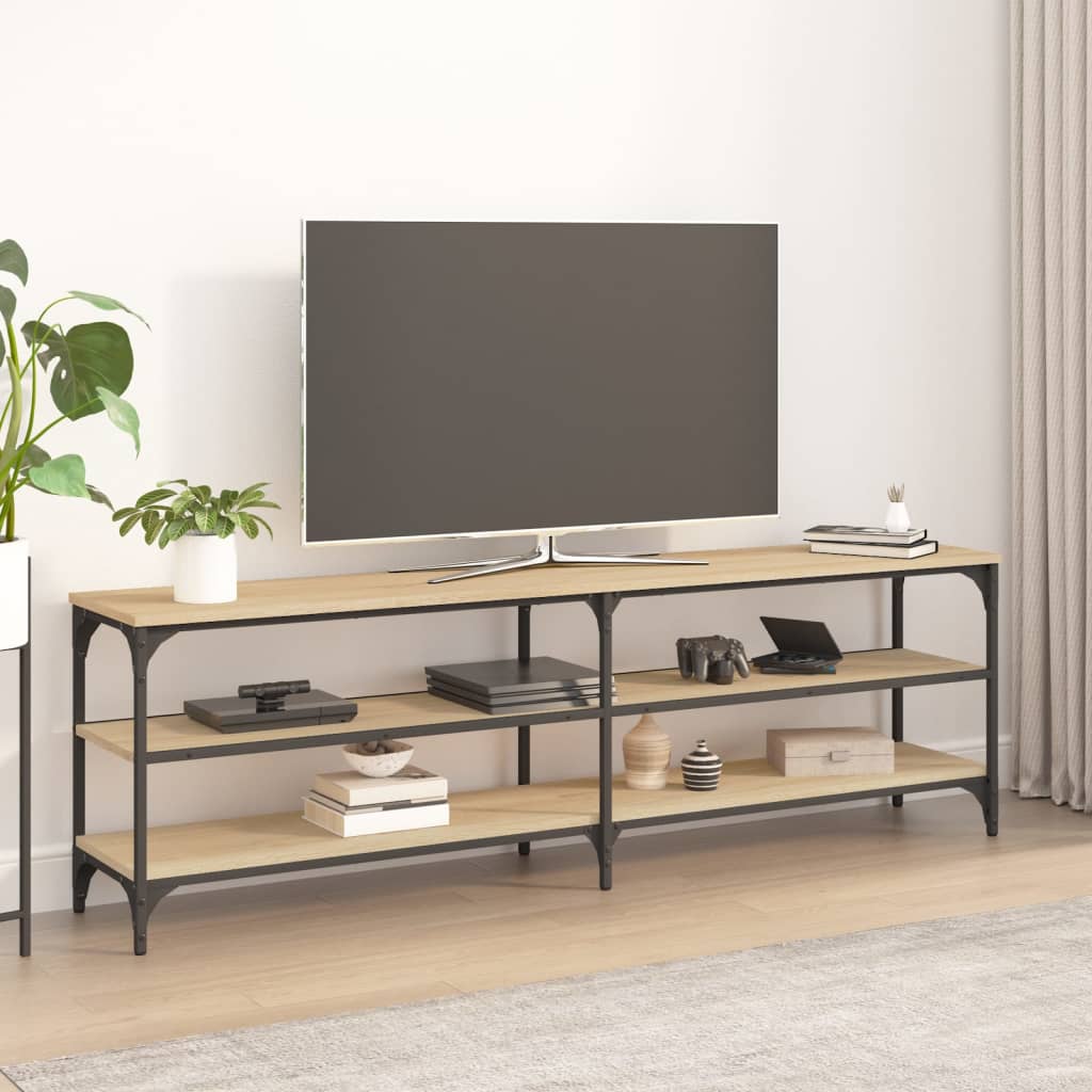 vidaXL Szafka telewizor, dąb sonoma, 160x30x50 cm