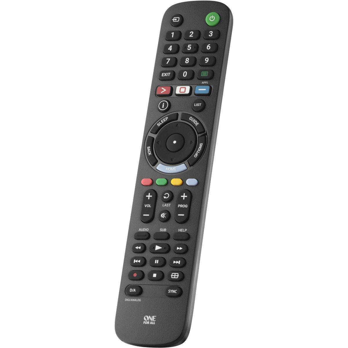 Piloty zamienne One For All TV URC 4912 Bezprzewodowy pilot na podczerwień Przyciski