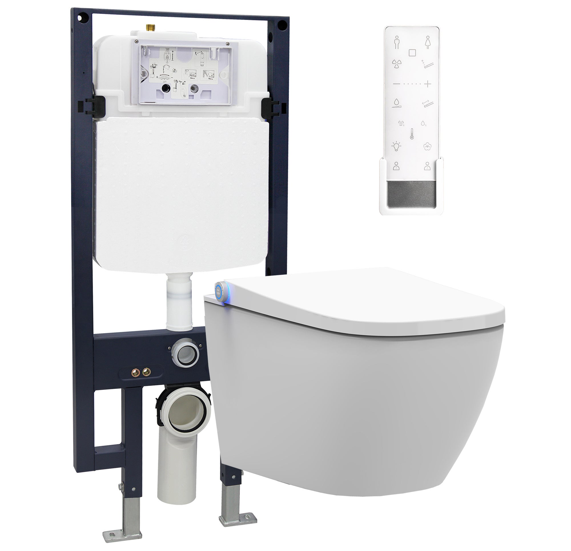 Bernstein Zestaw WC Toaleta myjąca PRO+1104 + stelaż G3008 + panel 4111s + mata