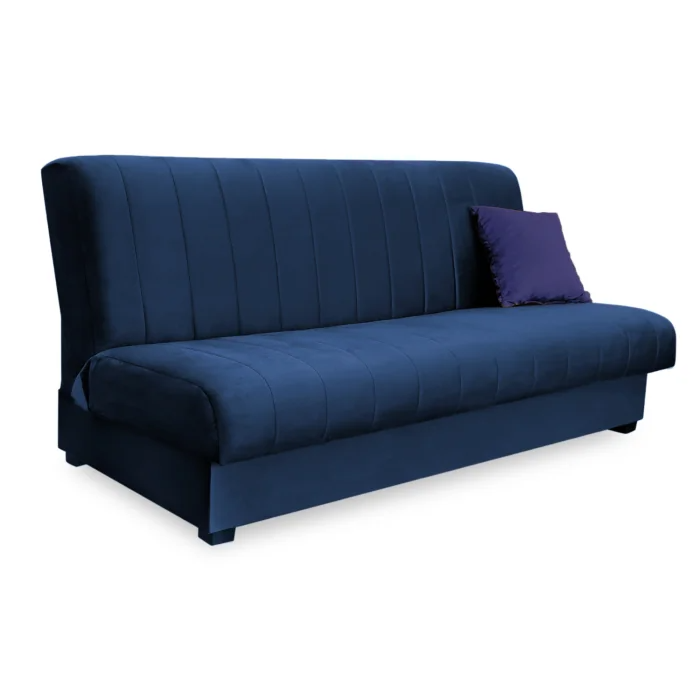Wersalka Rozkładana Do Spania Kanapa Sofa Dwuosobowa Granatowa SIGMA