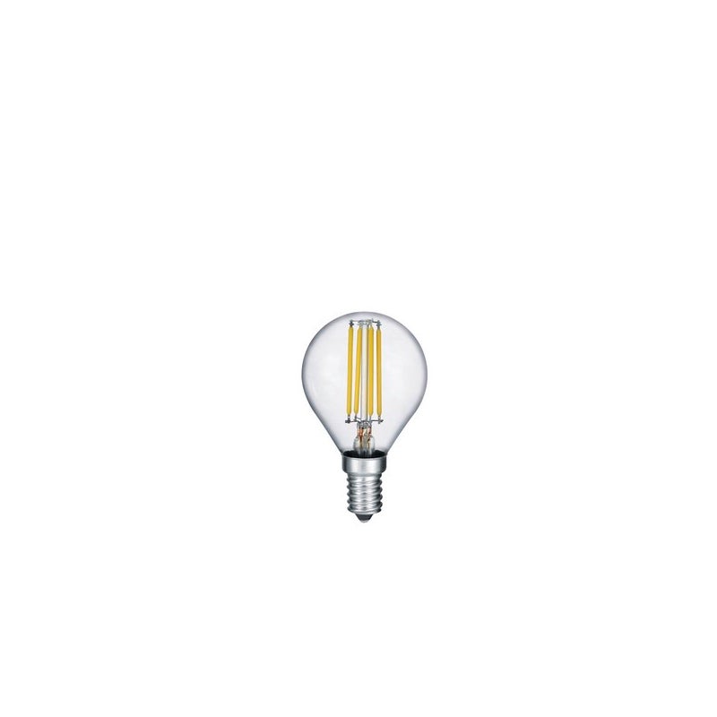 Żarówka LED transparentna kulista E14 4W ciepła 3000K 470lm Trio