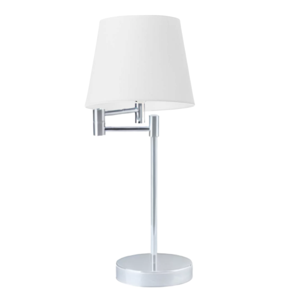 Lampka nocna przegubowa na biurko lampa biurkowa regulowana LED z abażurem stożek JUKON