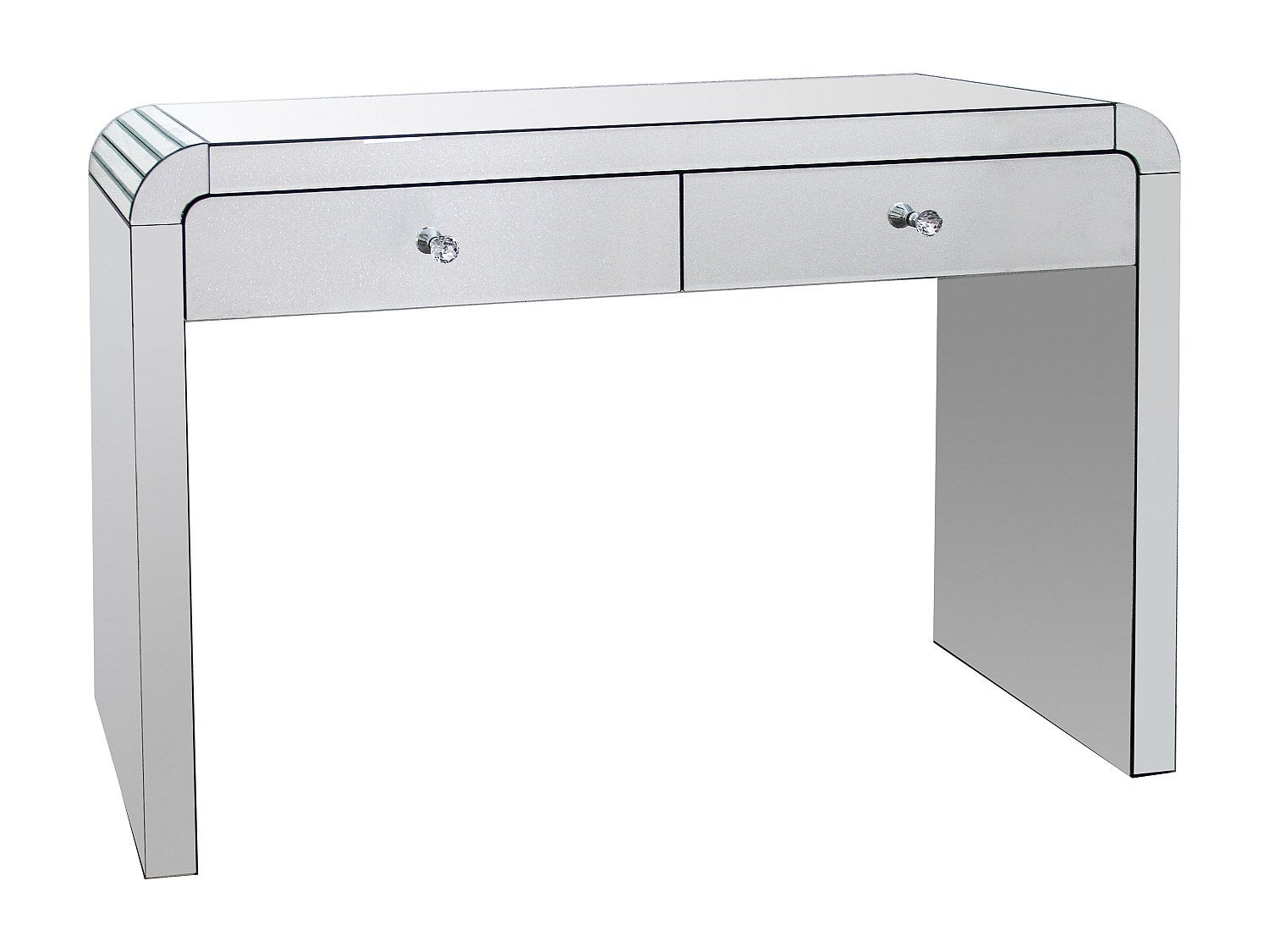 Konsola z 2 szufladami lustrzana z MDF - PIKIO