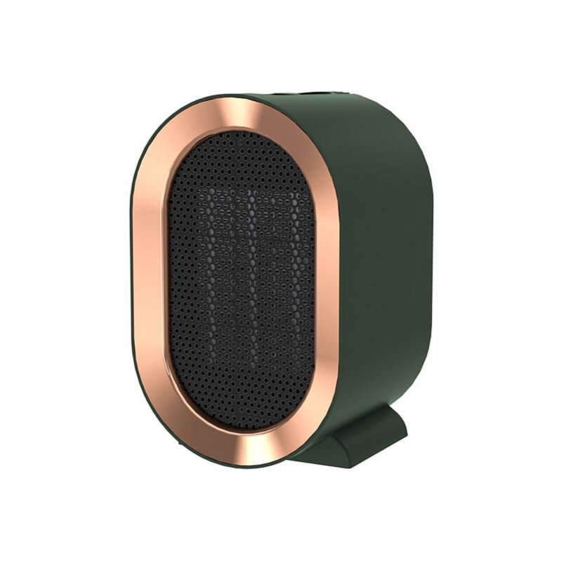 Mini przenośny ceramiczny grzejnik łazienkowy 1200 W, idealny do domu i małego biura, zielony