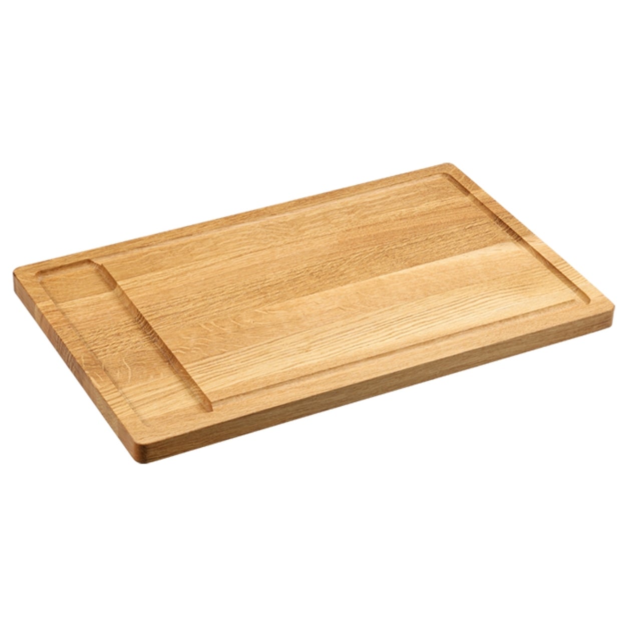 Deska do serwowania dębowa FSC Kesper z miejscem na dodatki 45x28x2 cm, 1 szt.