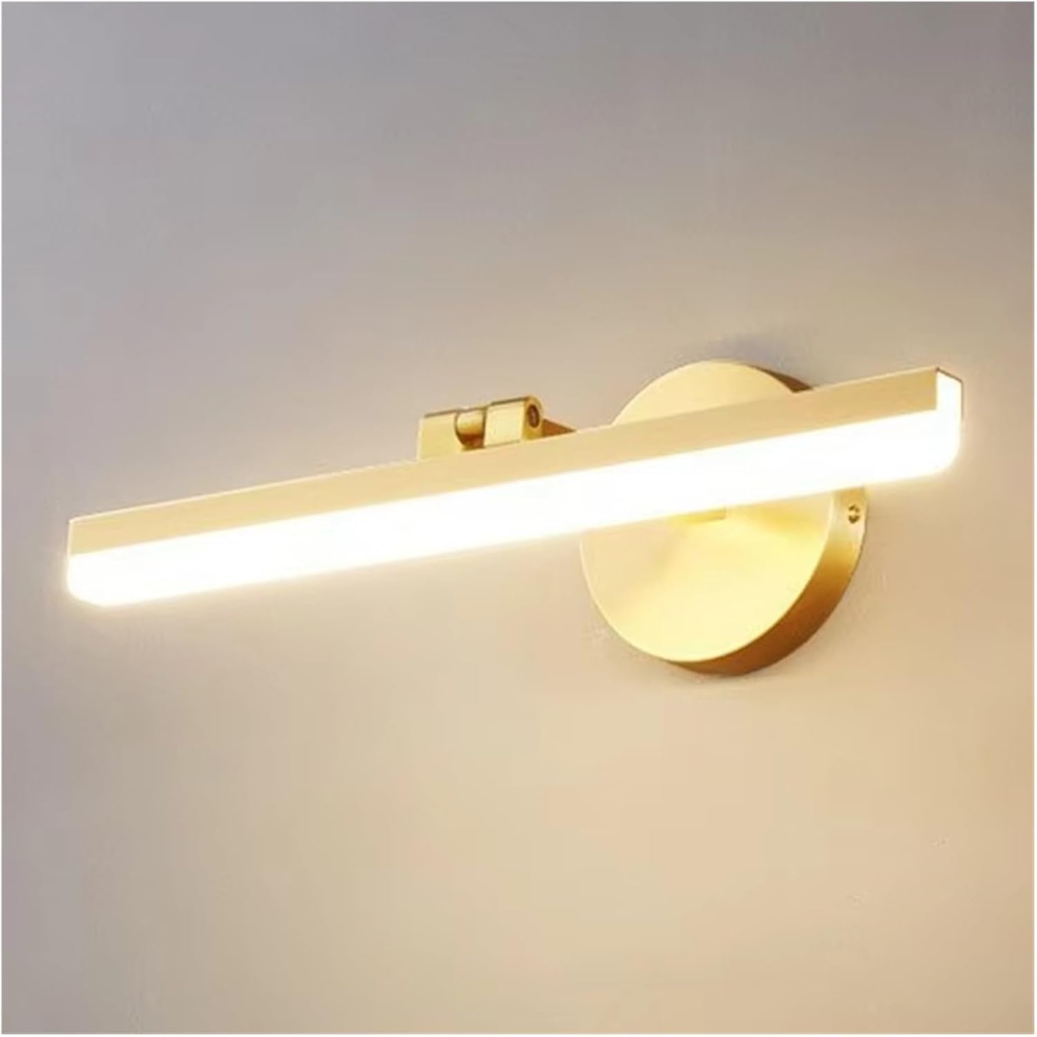40 cm, nowoczesna i elegancka lampa ścienna LED w stylu nordyckim, lustro miedziane, do łazienki lub toalety, hotelu, domu, lustra do szafy