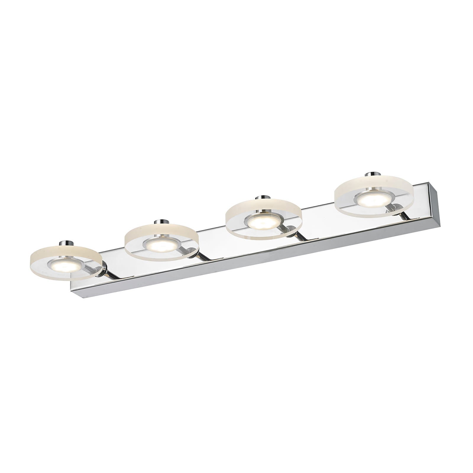 Kinkiet ścienny Harmony chromowany przezroczysty LED 12W 3000K 840lm styl nowoczesny wym: 5,2 x 53 x 16,5 cm aluminium IP21 Italux