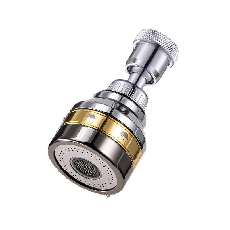 Filtr do kranu kuchennego, obrotowy perlator 360°, dysza do kranu kuchennego z 3 trybami pracy, uniwersalny obrotowy adapter do kranu, do kuchni i łaz