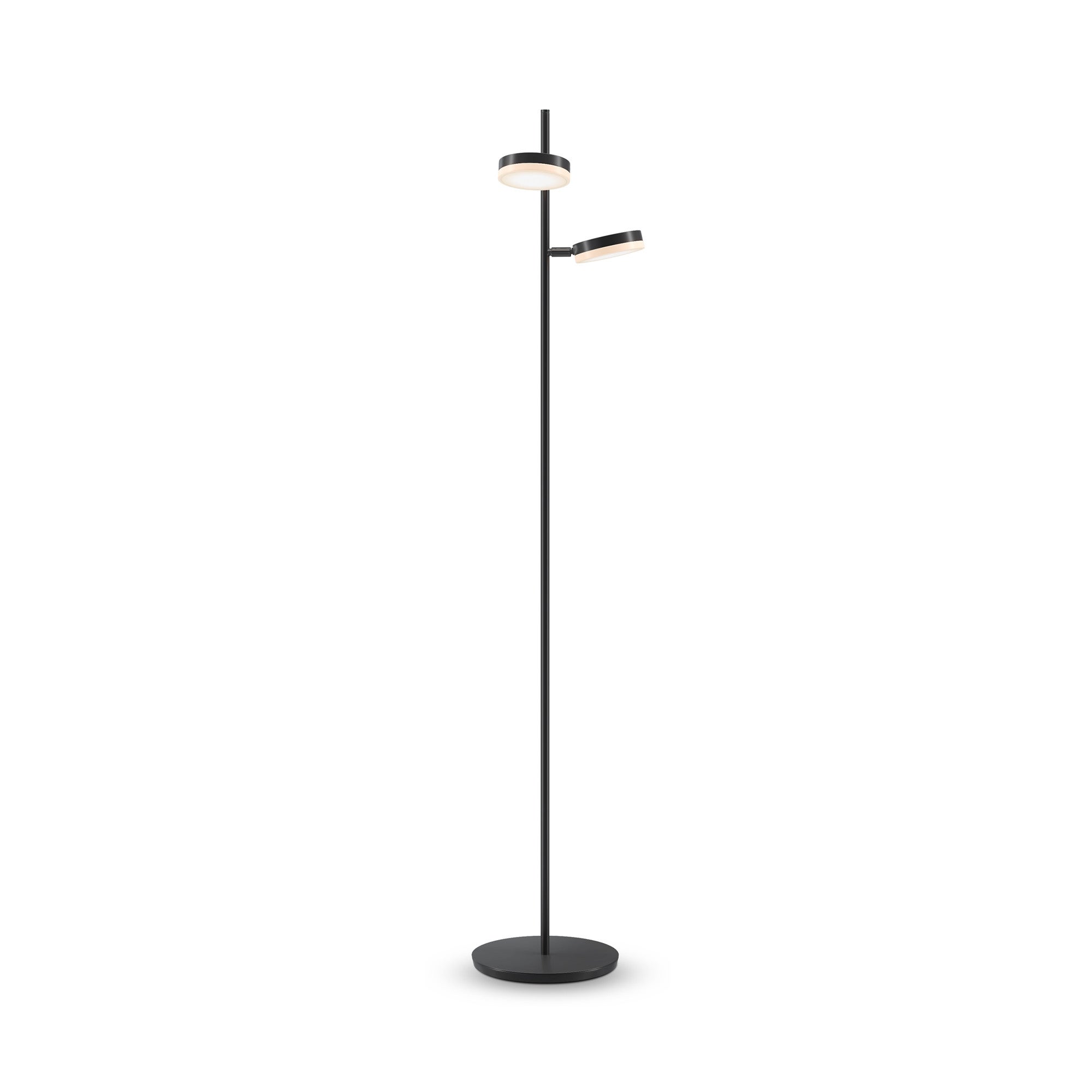 Lampa podłogowa LED FAD 12W 3000K 1000lm metal czarna wym:145x28,3x25cm Maytoni