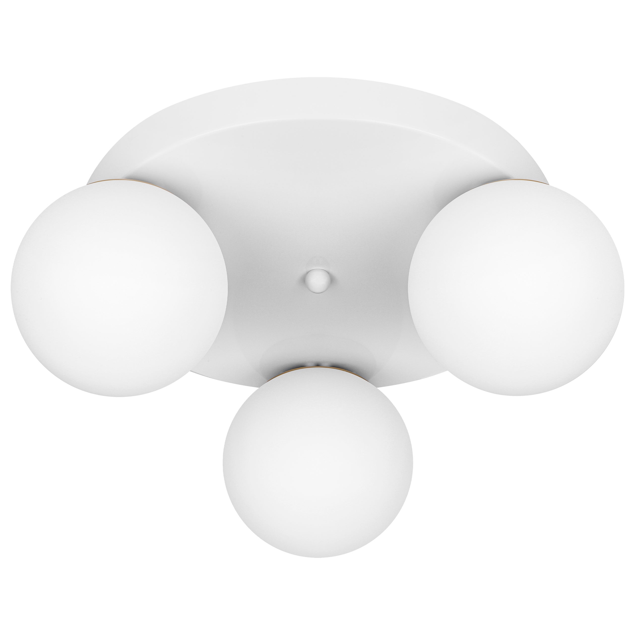 Lampa sufitowa wisząca 3x LED E27 Bali żyrandol oprawa szklane kule biała MasterLED