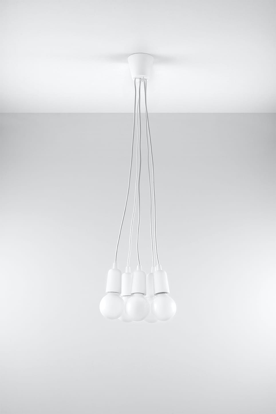 Żyrandol DIEGO 5 biały Sollux Lighting SL.0571