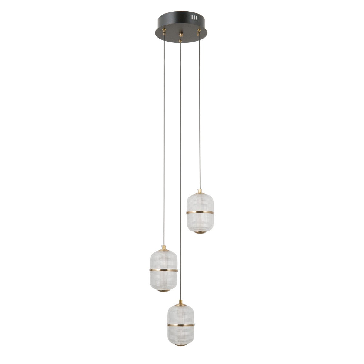 Lampa wisząca ALANI LED 15W Ciepła biel 1170lm czarna matowa wym: 120 x 26 x 26 cm Italux
