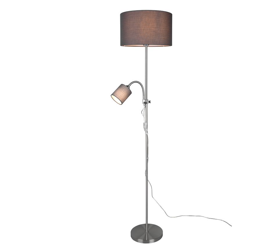 Lampa stojąca podłogowa OWEN srebrny RL R40192007