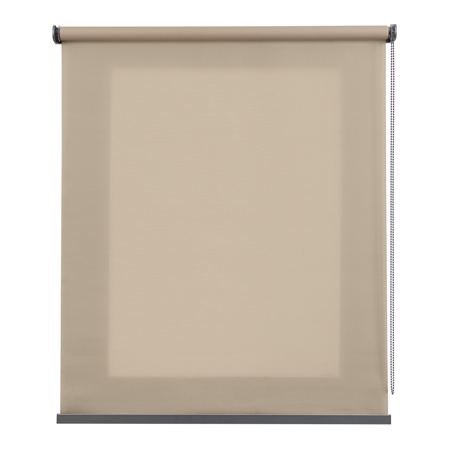 Roleta Premium Półprzezroczysta z Aluminiowym Wykończeniem Beżowa 100x250 cm
