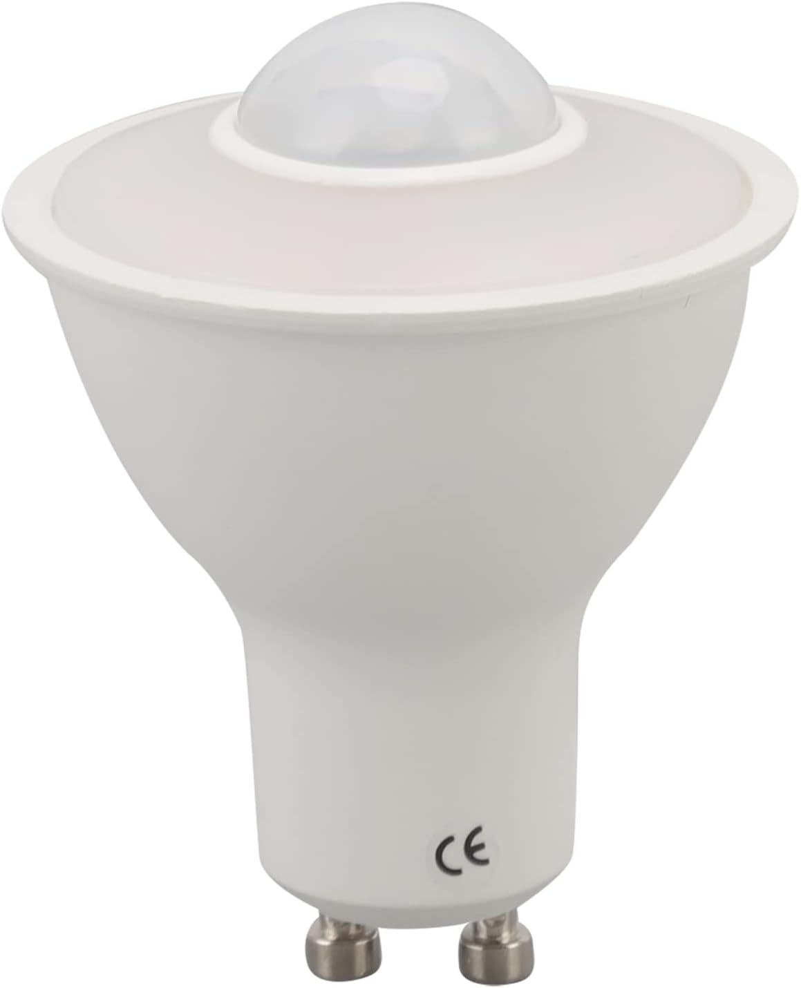 Żarówka LED GU10 z czujnikiem ruchu na podczerwień, indukcja ludzka, ciepłe światło zamienne do sufitu, korytarza, ganku, 3000K, 5W, AC 85-265V