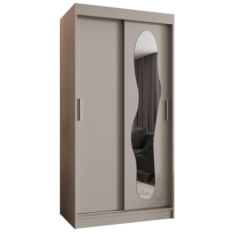 Szafa przesuwna garderoba ULTRA 100 x 62 x 200 cm Kaszmir