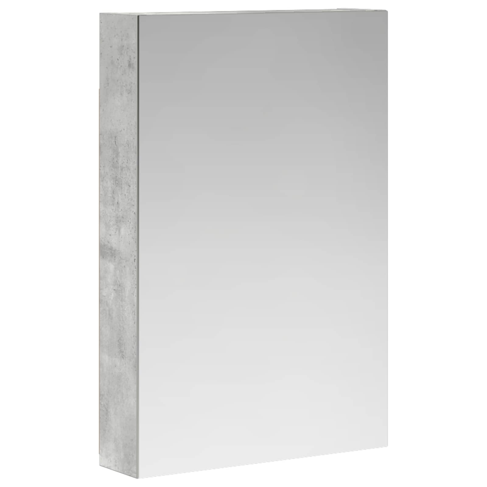 Szafka z lustrem do łazienki Betonowy szary 40 x 10,5 x 60,5 cm